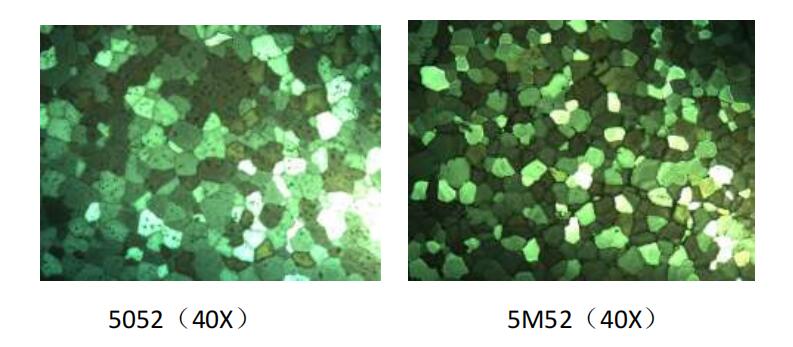 5052/5m52金相組織對比
