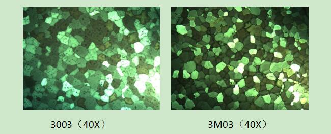 3003/3m03鋁合金金相組織對比